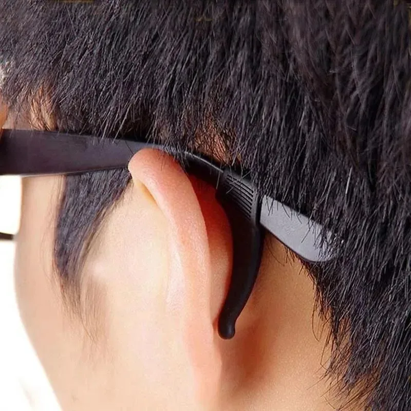 10/30pcs Glasses Anti Slip Sleeve Silicone Ear Hook Fixation for Eyeglasses Sunglasses Anti Fall Hook Anti Slip Sleeve