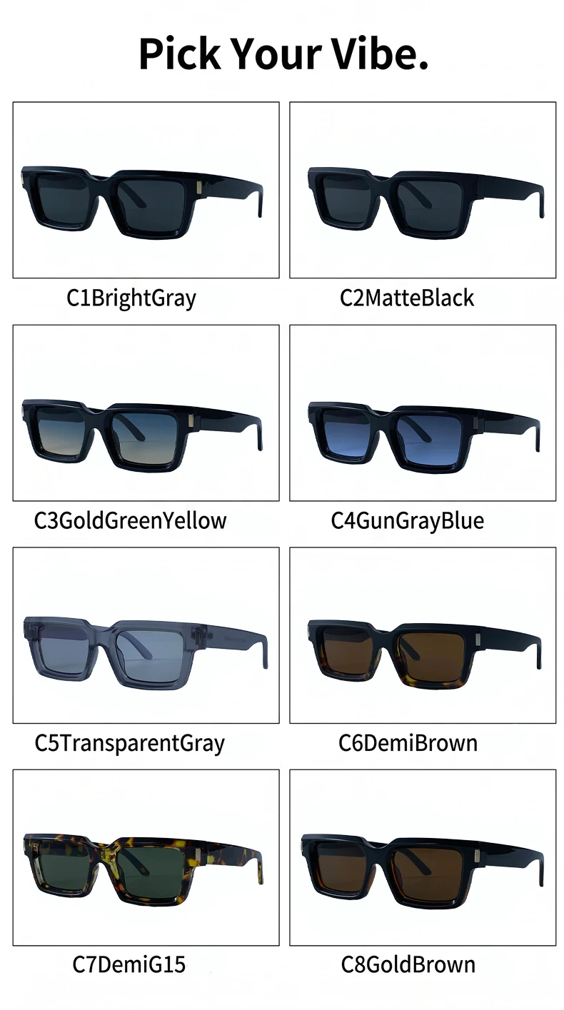 Steampunk Square Sunglasses Men 2026 Luxury Designer Trendy Photochromic Driving Punk Sun Glasses Male Outdoor Streetwear Shades