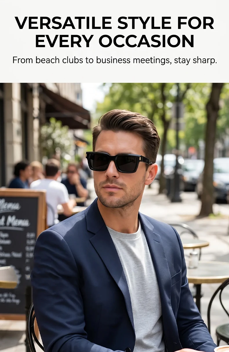 Steampunk Square Sunglasses Men 2026 Luxury Designer Trendy Photochromic Driving Punk Sun Glasses Male Outdoor Streetwear Shades