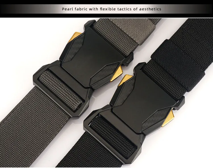 Men's Tactical Belt for Outdoor Sports; Waist Belt for Jeans; Casual Versatile Belt for Exercise and Training