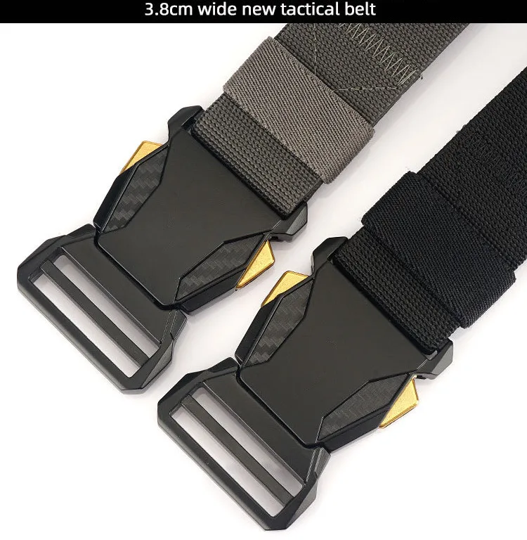 Men's Tactical Belt for Outdoor Sports; Waist Belt for Jeans; Casual Versatile Belt for Exercise and Training