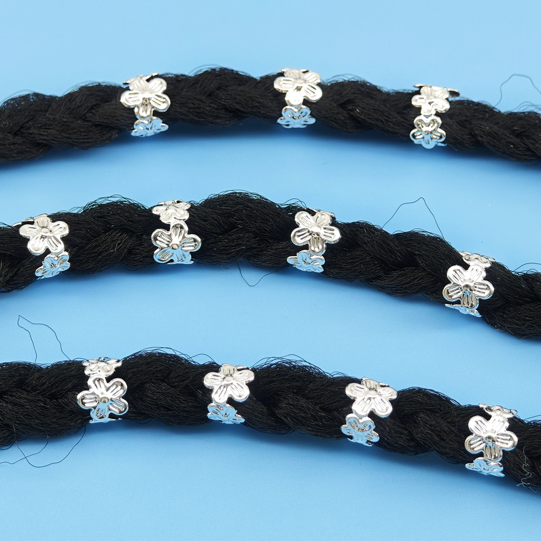 40Pcs Alloy Hair Braids Rings Vintage Hair Pins For Dreadlock Women Girls Hair Accessories Loc Hair Jewelry for Braidsa