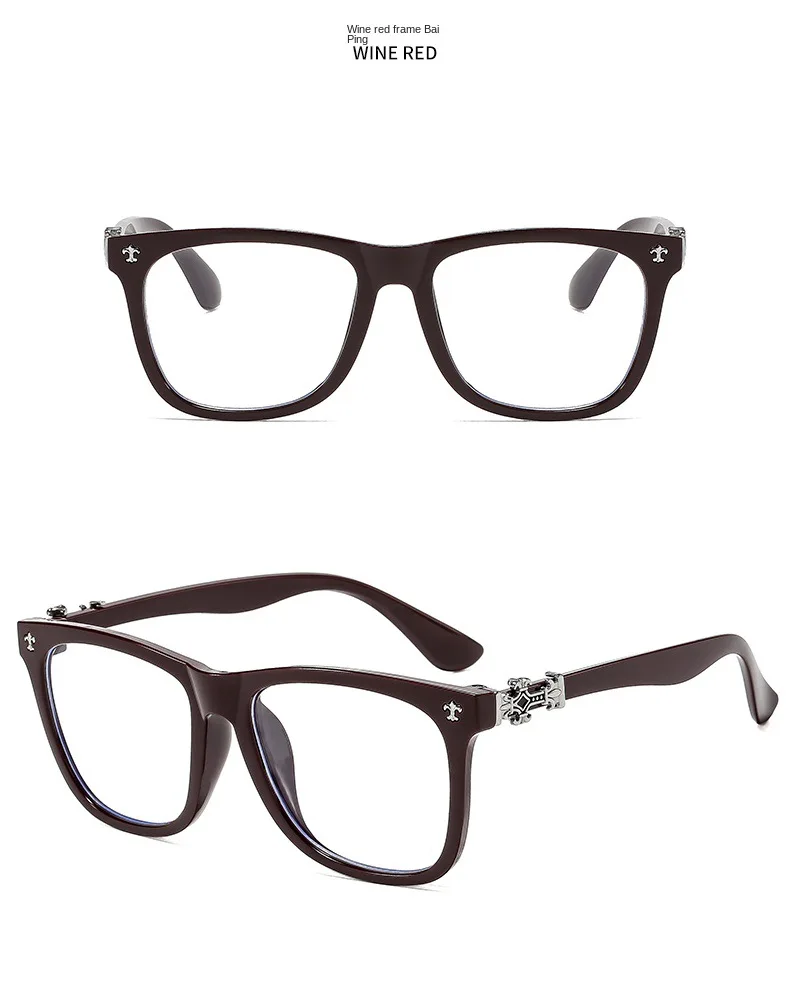 Fashion Glasses Frame Women Anti Blue Light Men Square Eyeglasses Vintage Prescription Eyewear