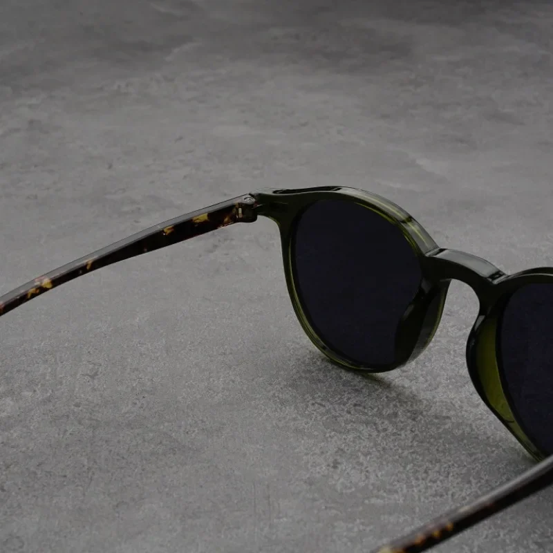 Small-Frame Round Myopia Sunglasses Retro Brand Designer Sun Glasses UV400 Shades Eyewear Men Goggles Diopter 0 To -4.0