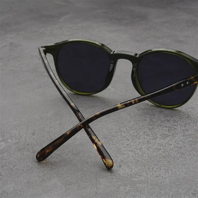 Small-Frame Round Myopia Sunglasses Retro Brand Designer Sun Glasses UV400 Shades Eyewear Men Goggles Diopter 0 To -4.0