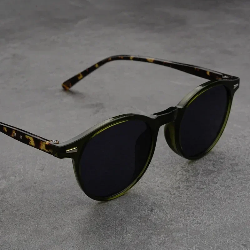 Small-Frame Round Myopia Sunglasses Retro Brand Designer Sun Glasses UV400 Shades Eyewear Men Goggles Diopter 0 To -4.0