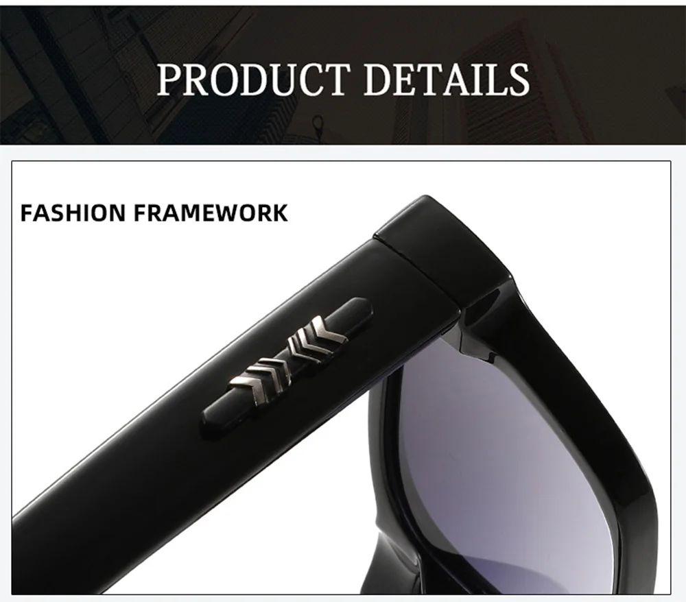 3PCS Unisex Retro Punk Fashion Sunglasses Square UV400 Protective Frame Glasses for Outdoor Adventures Casual Style Men Goggle