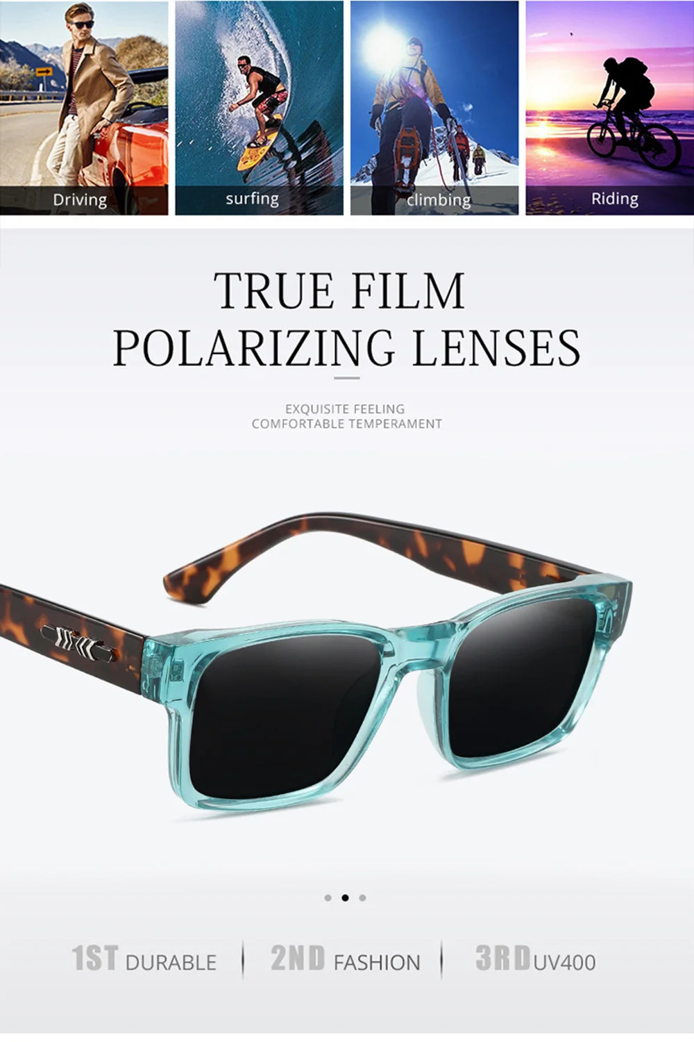 3PCS Unisex Retro Punk Fashion Sunglasses Square UV400 Protective Frame Glasses for Outdoor Adventures Casual Style Men Goggle