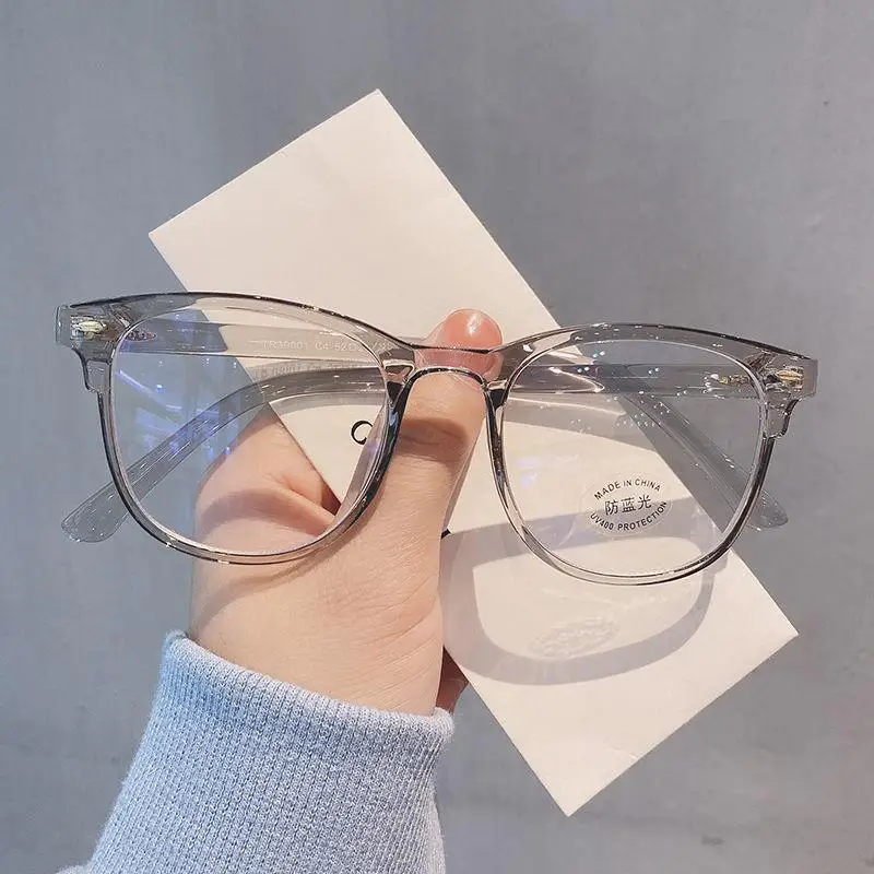 1/2Pcs Computer Glasses Frame Women Men Anti Blue Light Square Rectangle Eyewear Blocking Glasses Optical Spectacle Eyeglass