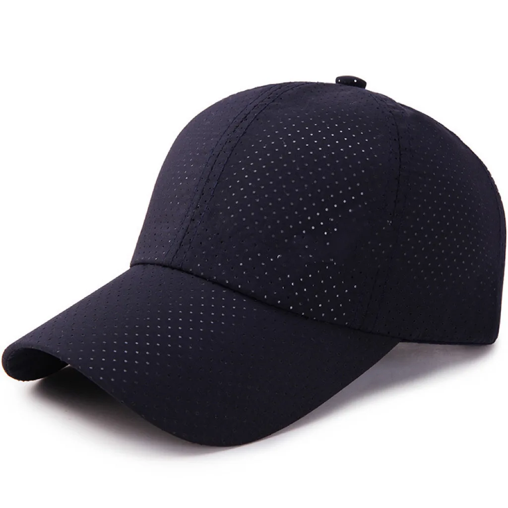 Hat Men Spring Summer Solid Color Mesh Cap Baseball Cap Women Autumn Korean Edition Sunscreen Hat Mesh Breathable Peaked Cap New