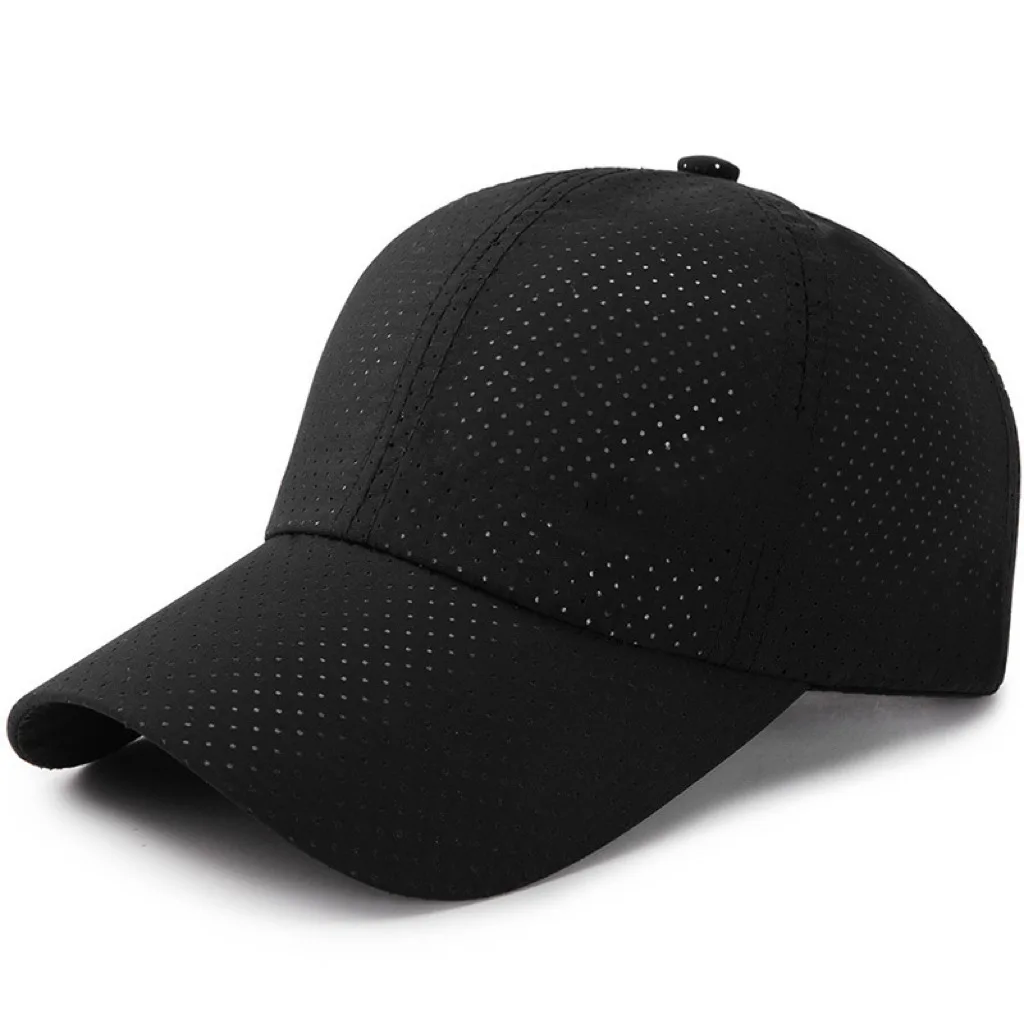 Hat Men Spring Summer Solid Color Mesh Cap Baseball Cap Women Autumn Korean Edition Sunscreen Hat Mesh Breathable Peaked Cap New