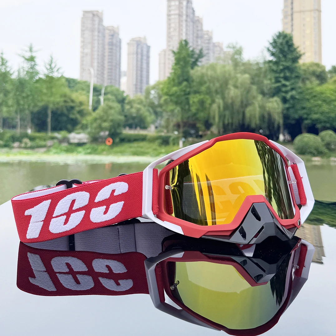 New Men Motocross Goggles Motorcycle Glasses Enduro Anti-fog Cycling Moto Dirt Bike MX MTB Riding Sunglasses HD Mirrored Lens