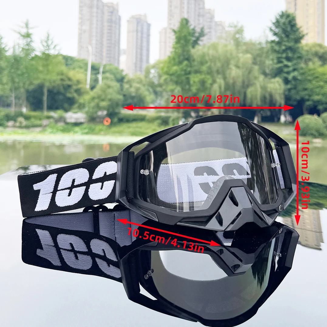 New Men Motocross Goggles Motorcycle Glasses Enduro Anti-fog Cycling Moto Dirt Bike MX MTB Riding Sunglasses HD Mirrored Lens