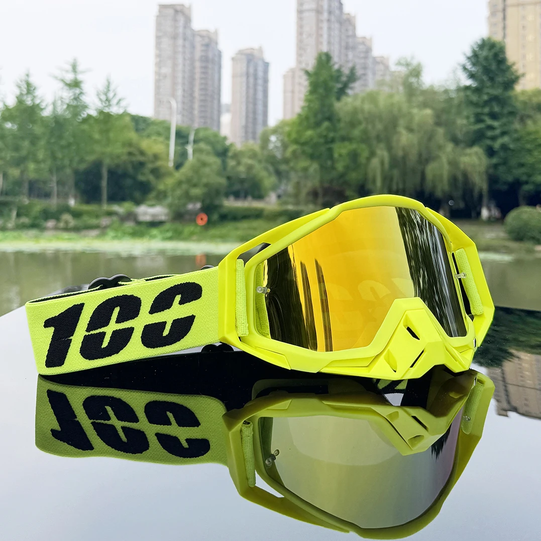 New Men Motocross Goggles Motorcycle Glasses Enduro Anti-fog Cycling Moto Dirt Bike MX MTB Riding Sunglasses HD Mirrored Lens