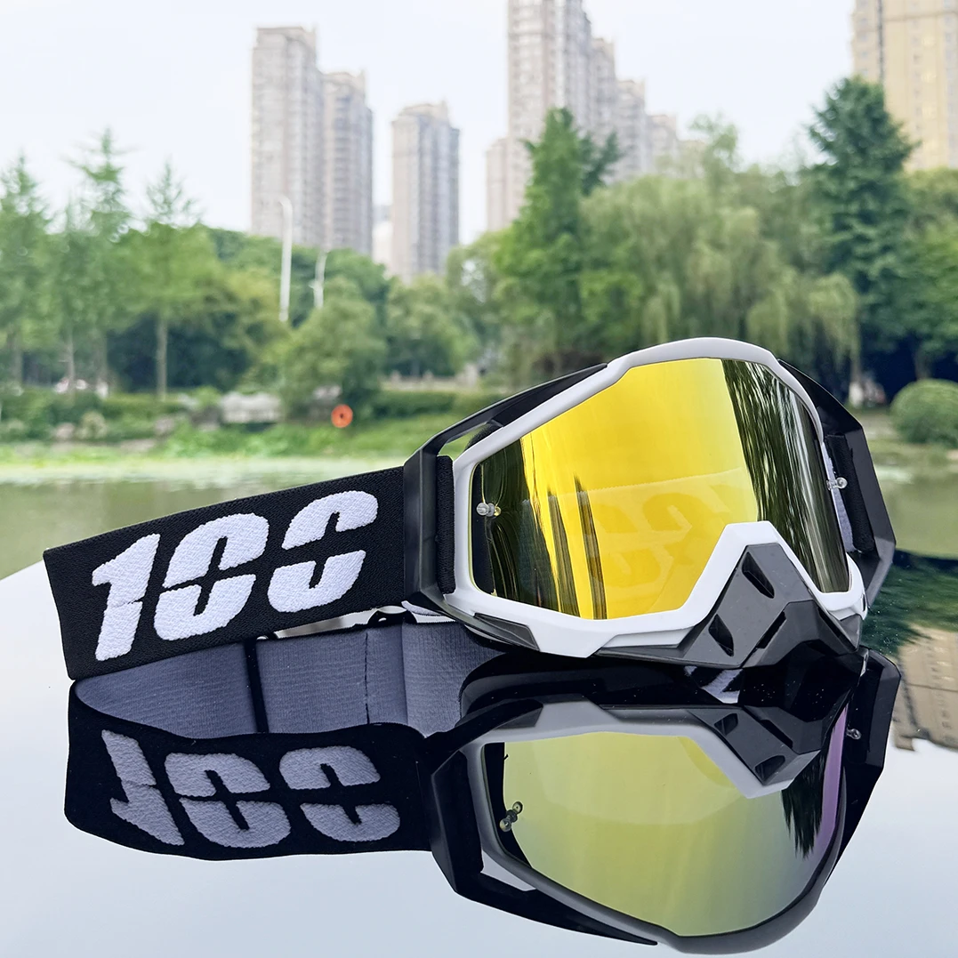 New Men Motocross Goggles Motorcycle Glasses Enduro Anti-fog Cycling Moto Dirt Bike MX MTB Riding Sunglasses HD Mirrored Lens