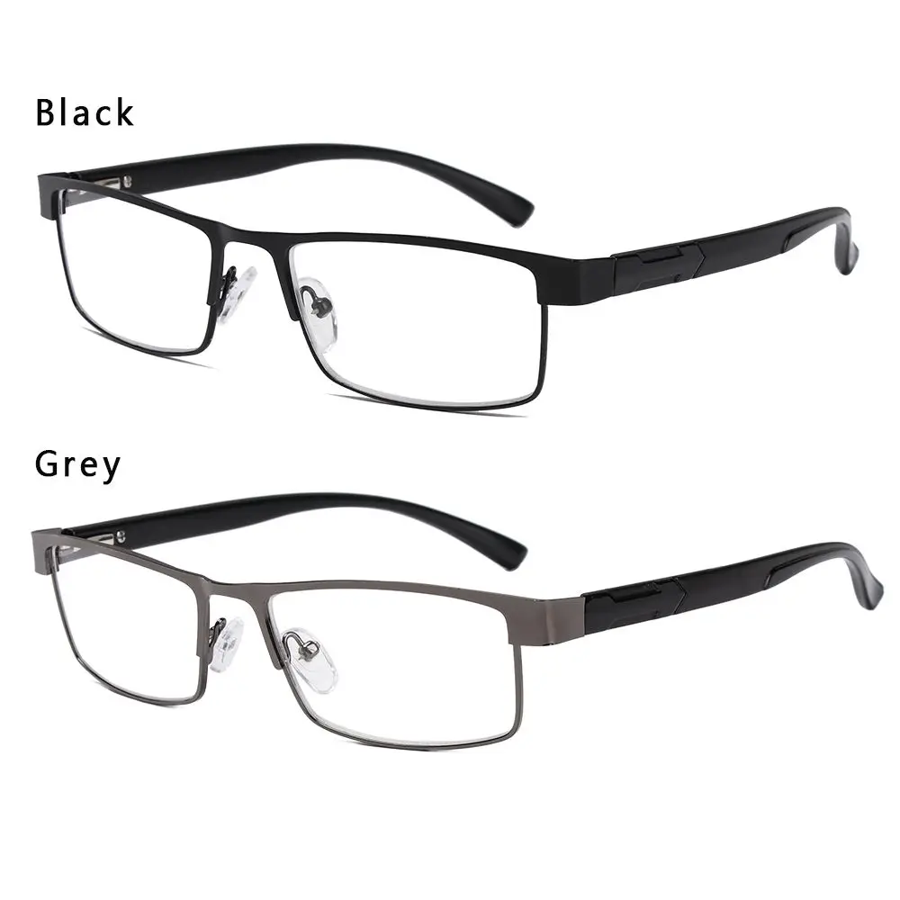 Titanium Alloy Business Reading Glasses For Men Non Spherical 12 Layer Coated Lenses Retro Hyperopia Prescription Eyeglasses