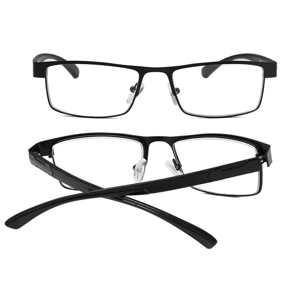 Titanium Alloy Business Reading Glasses For Men Non Spherical 12 Layer Coated Lenses Retro Hyperopia Prescription Eyeglasses
