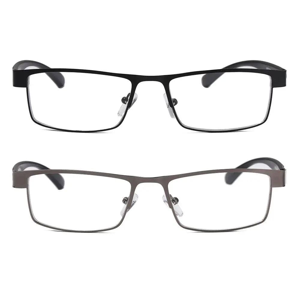 Titanium Alloy Business Reading Glasses For Men Non Spherical 12 Layer Coated Lenses Retro Hyperopia Prescription Eyeglasses