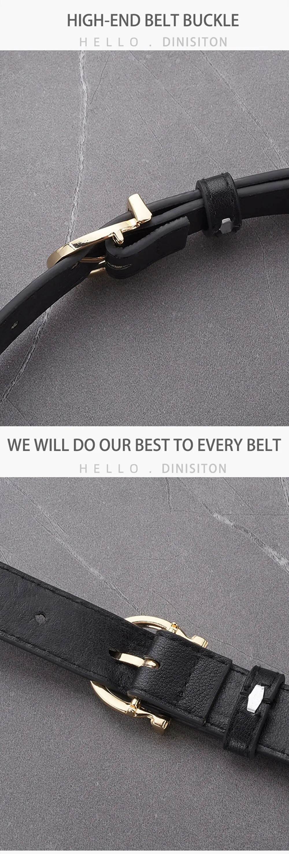 Women's Belt Fashion High-quality Pin Buckle Belt Genuine Luxury Soft PU Leather Belt Women Pair with Pants Jeans，For Ideal Gift