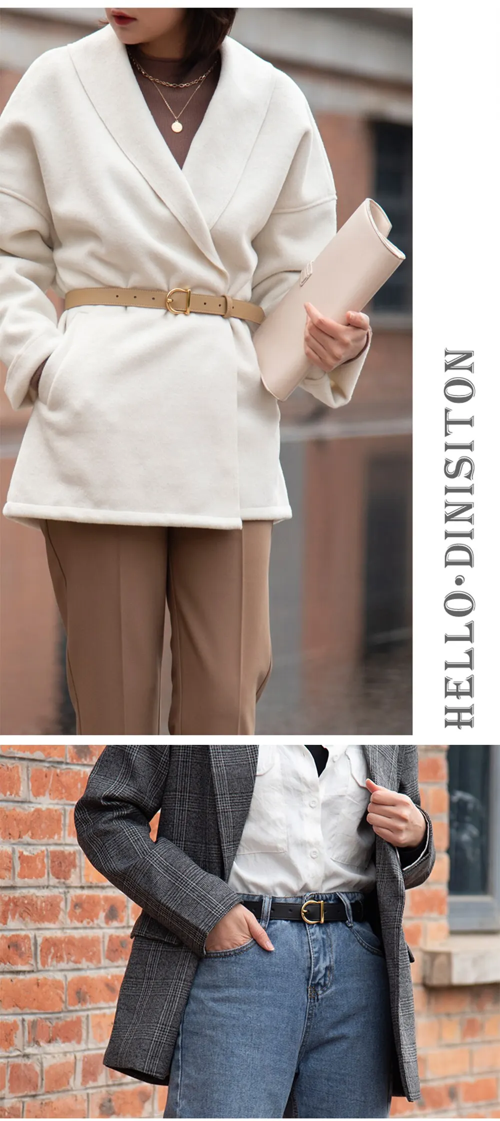 Women's Belt Fashion High-quality Pin Buckle Belt Genuine Luxury Soft PU Leather Belt Women Pair with Pants Jeans，For Ideal Gift