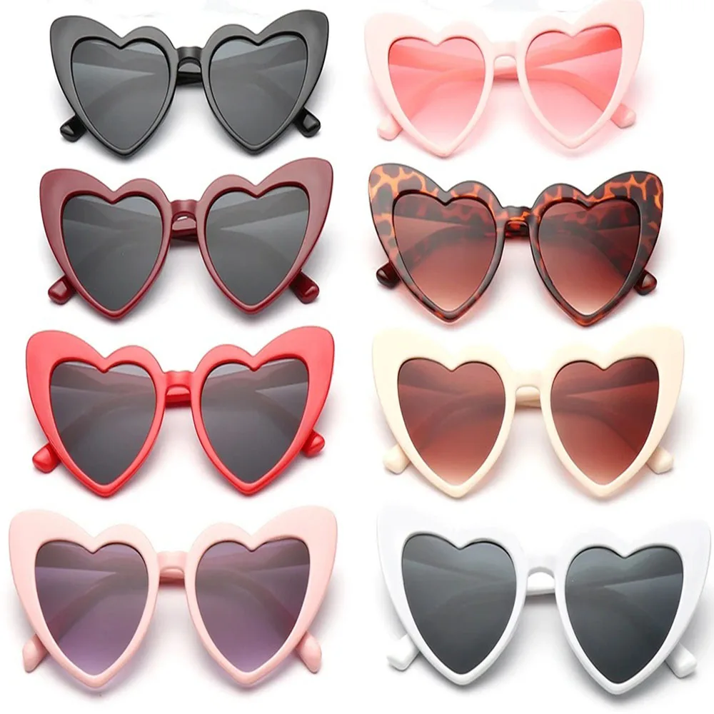 Bachelorette Party Heart Shaped Sunglasses Wedding Bridal Shower Decor Hen Supplies Bride To Be Bridesmaid Gift Glasses