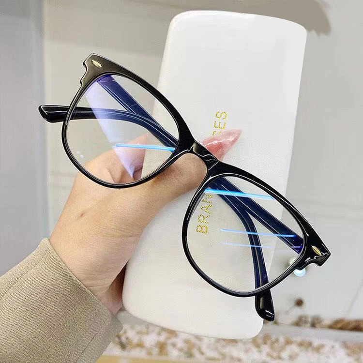 3 Pcs/Set Transparent Computer Glasses Frame Women Men Anti Blue Light Round Eyewear Blocking Glasses Optical Spectacle Eyeglass