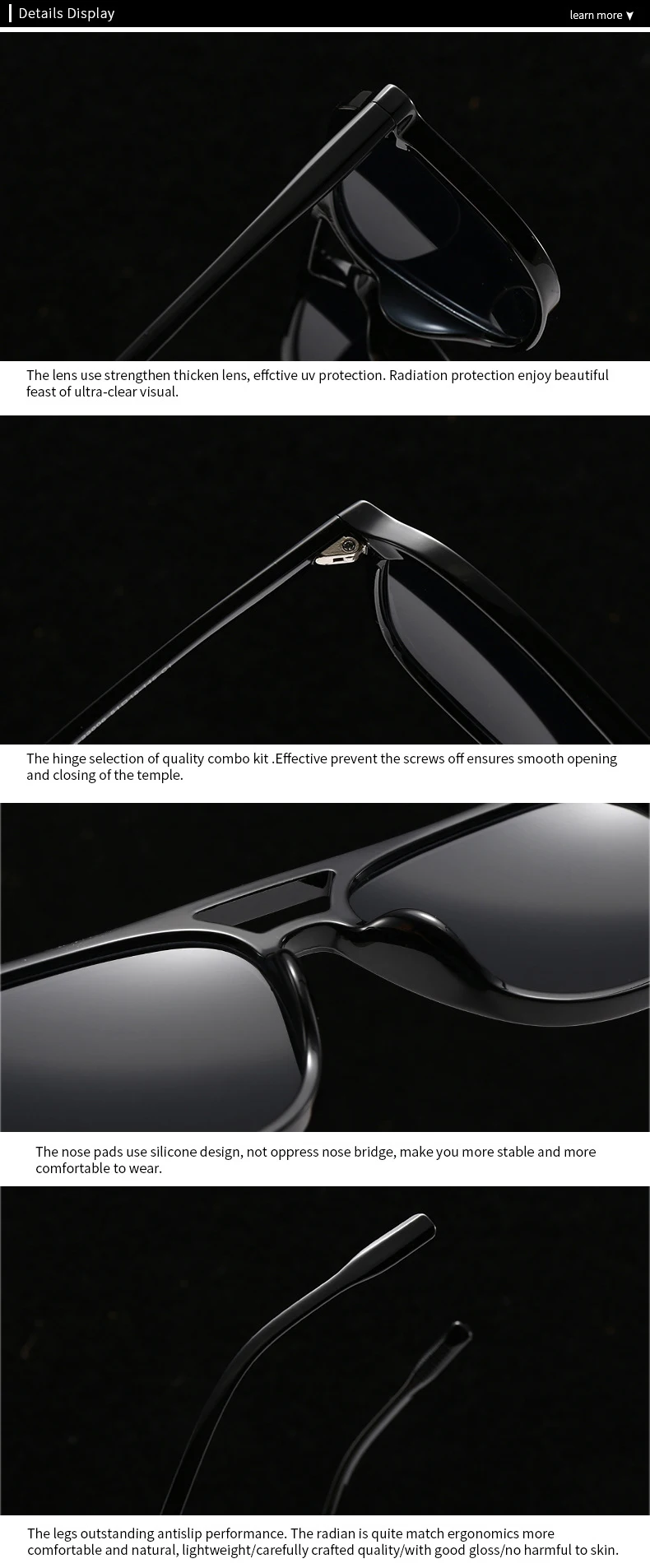 SO&EI Retro Double Bridges Men Square Sunglasses Fashion Blue Green Shades UV400 Women Trending Gradient Sun Glasses