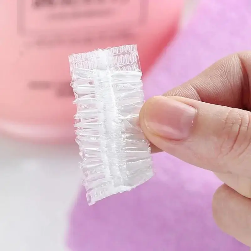 1-500Pcs Disposable Hair Dye Earmuff Waterproof Ear Cover Baking Oil Wash Shower Bathing Barber Hairdressing Cleaning Accessorie