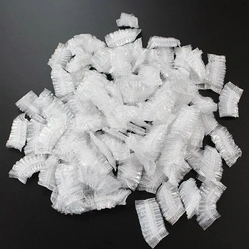 1-500Pcs Disposable Hair Dye Earmuff Waterproof Ear Cover Baking Oil Wash Shower Bathing Barber Hairdressing Cleaning Accessorie