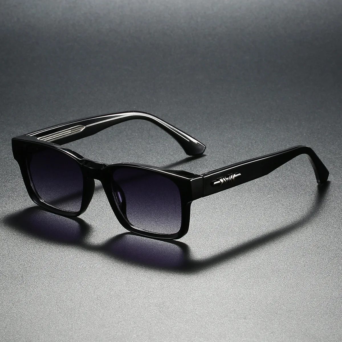 Quality Square Polarized Sunglasses Men Metal Core UV400 Unisex Sun Glasses Travel Hiking Beach Fishing Eyewear