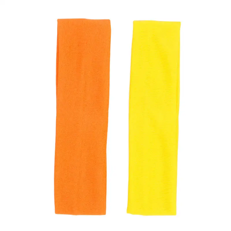 7Pcs Solid Elastic Hair Bands Yoga Headband Women Men Simple Sports Running Absorb Sweat Elastic Hair Bands Hair Accessories