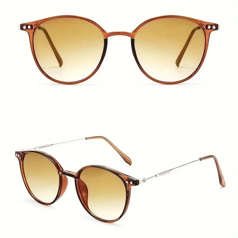 2PCS Women Cute Skinny Cat Eye Eyewear Men Vintage Narrow Cateye Sunglasses Fashionable Glasses