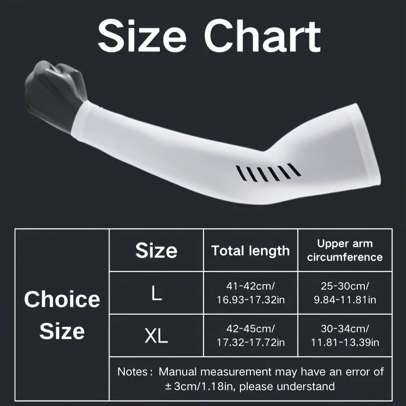 2Pairs Ice Silk Sleeves Breathable UV Protection Cooling Hiking Arm Sleeves Basketball Cycling Running Outdoor Sport Sleeves
