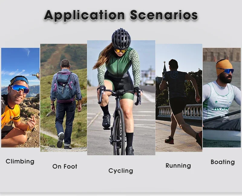 SCVCN New Photochromic Cycling Glasses Motorcycle Bike Riding Outdoor Sport Cycling Sunglasses Men Women Hiking UV400 Goggles