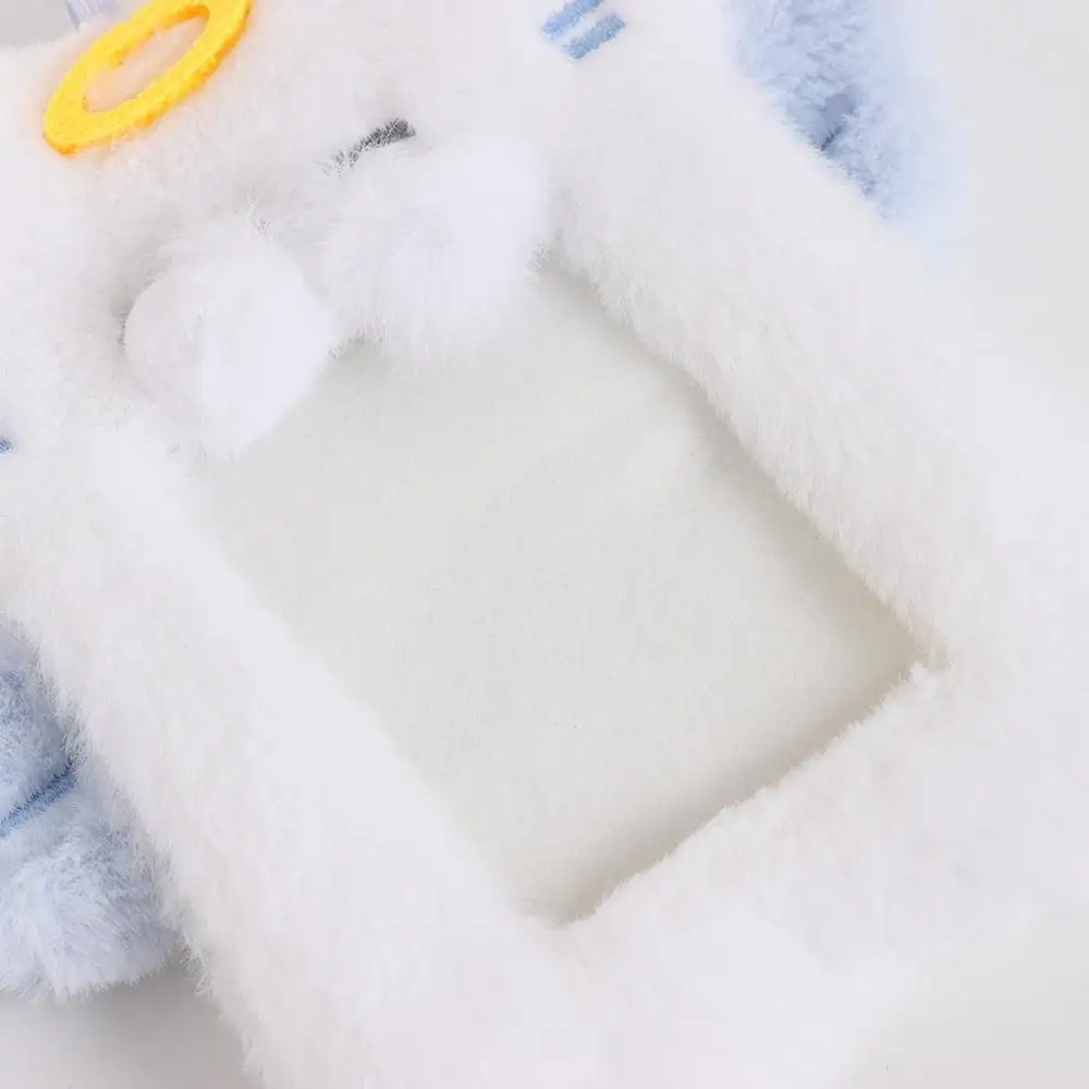 Cartoon Cute Plush Photocard Case Cartoon Bag Keychain Fox Photocard Case Student Card Holder Idol Photos Protective Cover