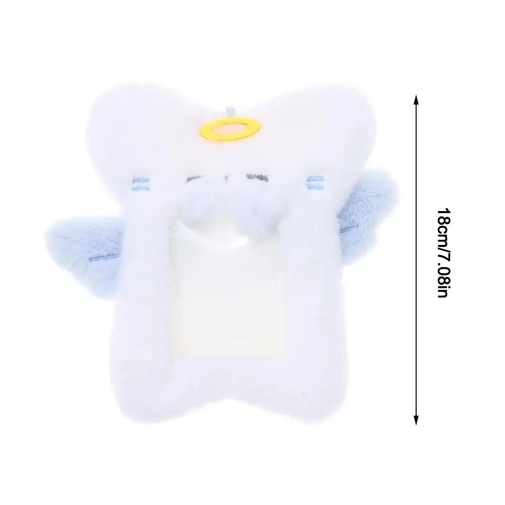 Cartoon Cute Plush Photocard Case Cartoon Bag Keychain Fox Photocard Case Student Card Holder Idol Photos Protective Cover