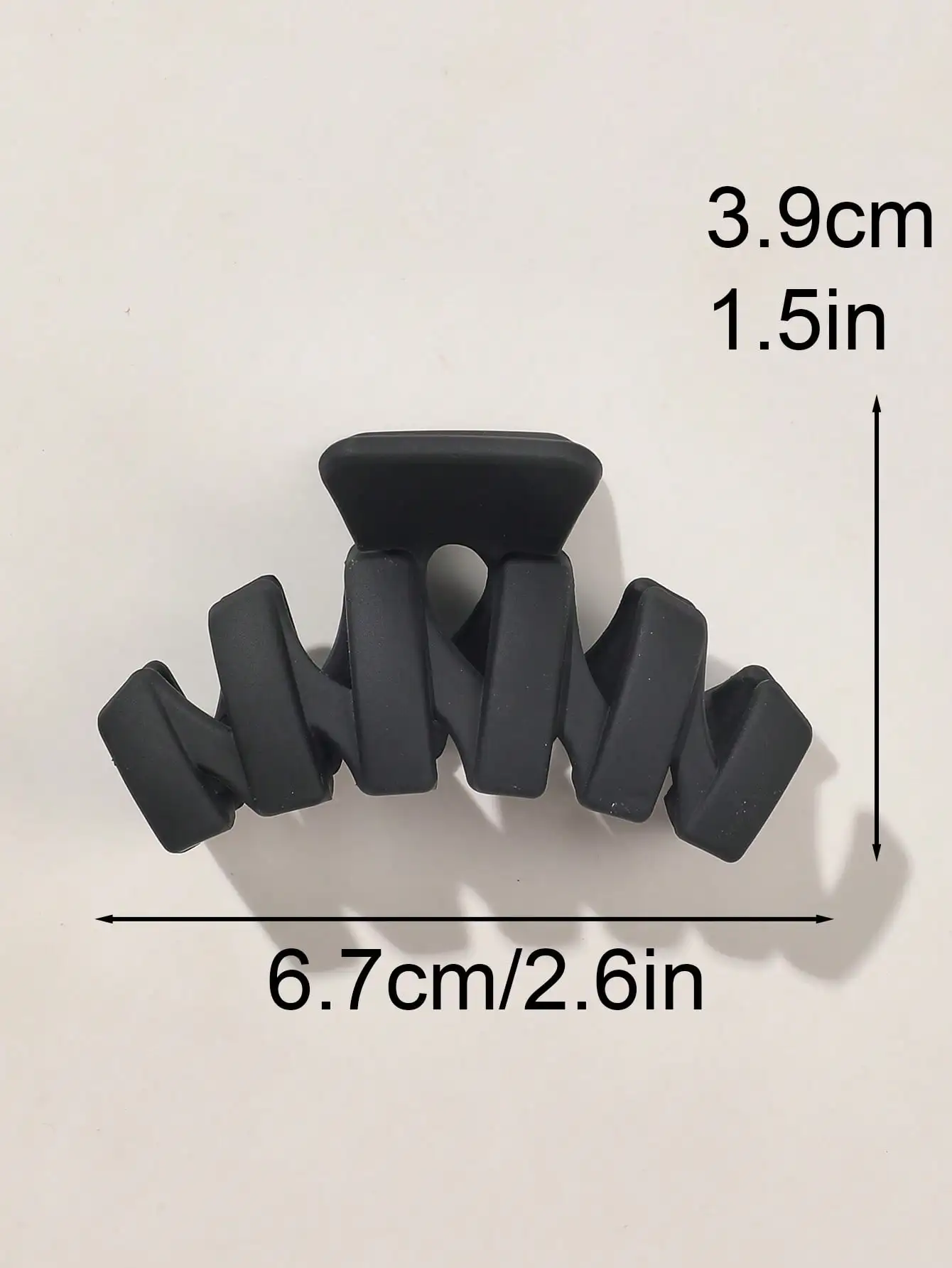 10Pcs Colorful Square Non-Slip Hair Claw Clips for Women 2.6 Inch Strong Hold Jaw Clip Bulk Hair Accessories for Daily Use Gift