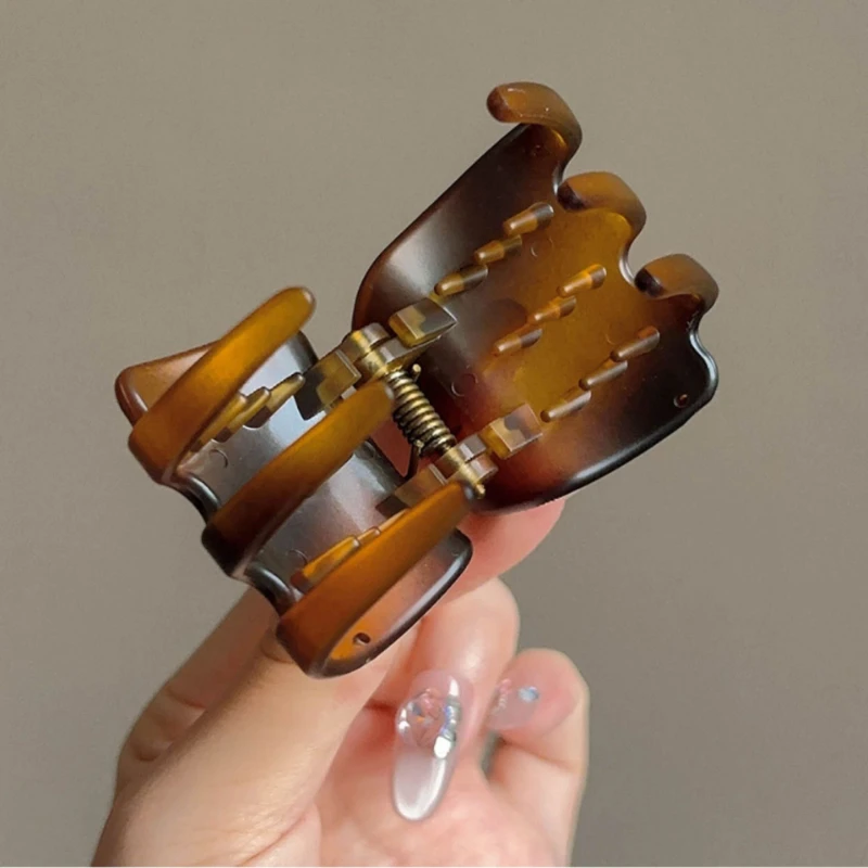 High End Tortoiseshell Hair Clip. High Ponytail Fixed Artifact. Long Lasting Styling of Temperament Hair Accessories
