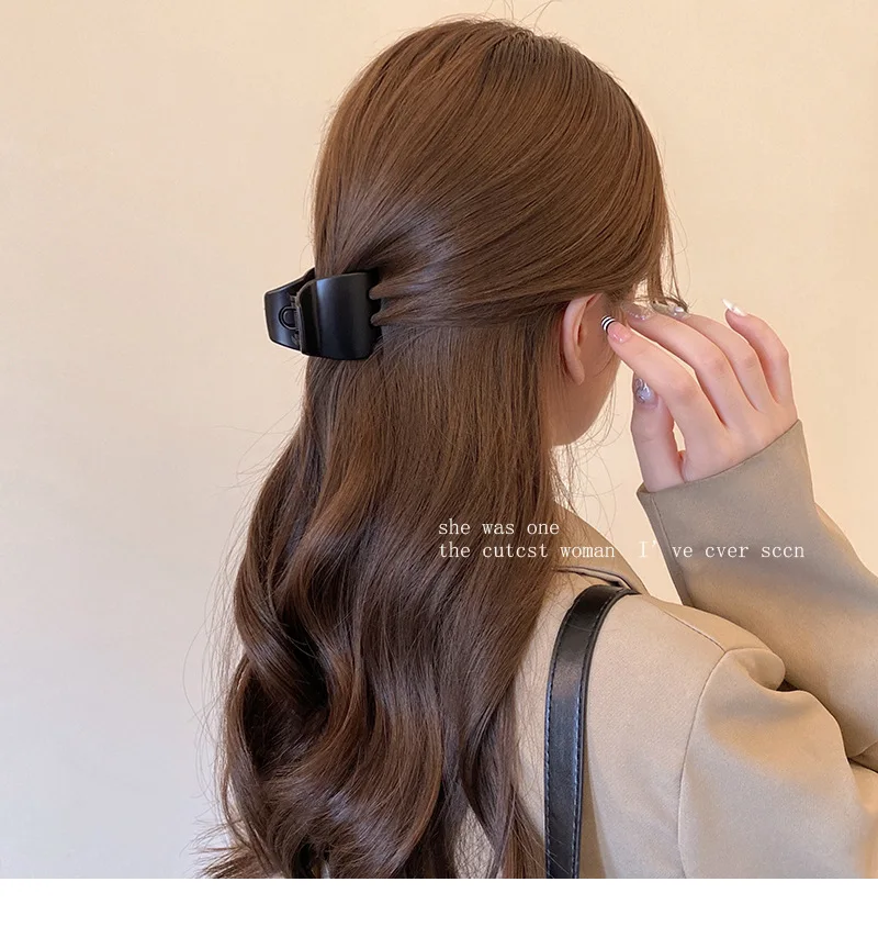 High End Tortoiseshell Hair Clip. High Ponytail Fixed Artifact. Long Lasting Styling of Temperament Hair Accessories