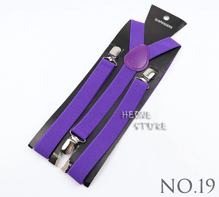 Hot Sale Solid Color Elastic Leather Suspender For Men Women Black Red Sage Green Adjustable Pants Shirt Girl Skirt Accessories
