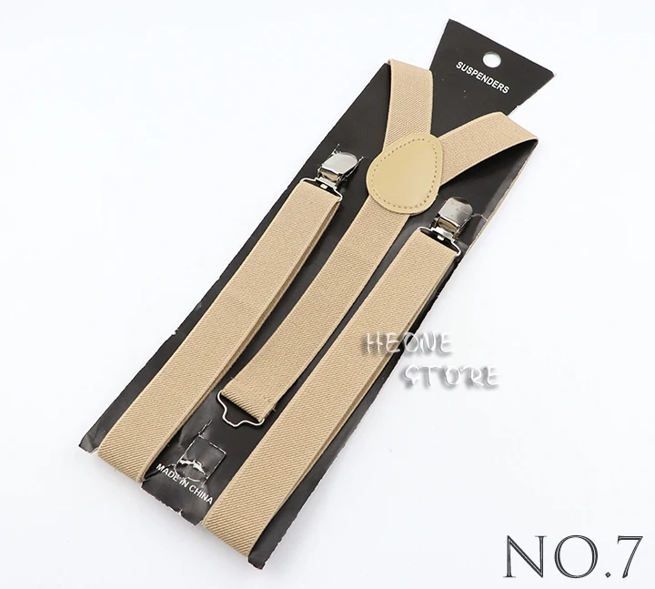 Hot Sale Solid Color Elastic Leather Suspender For Men Women Black Red Sage Green Adjustable Pants Shirt Girl Skirt Accessories