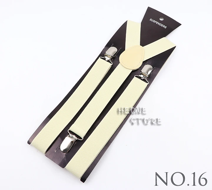Hot Sale Solid Color Elastic Leather Suspender For Men Women Black Red Sage Green Adjustable Pants Shirt Girl Skirt Accessories