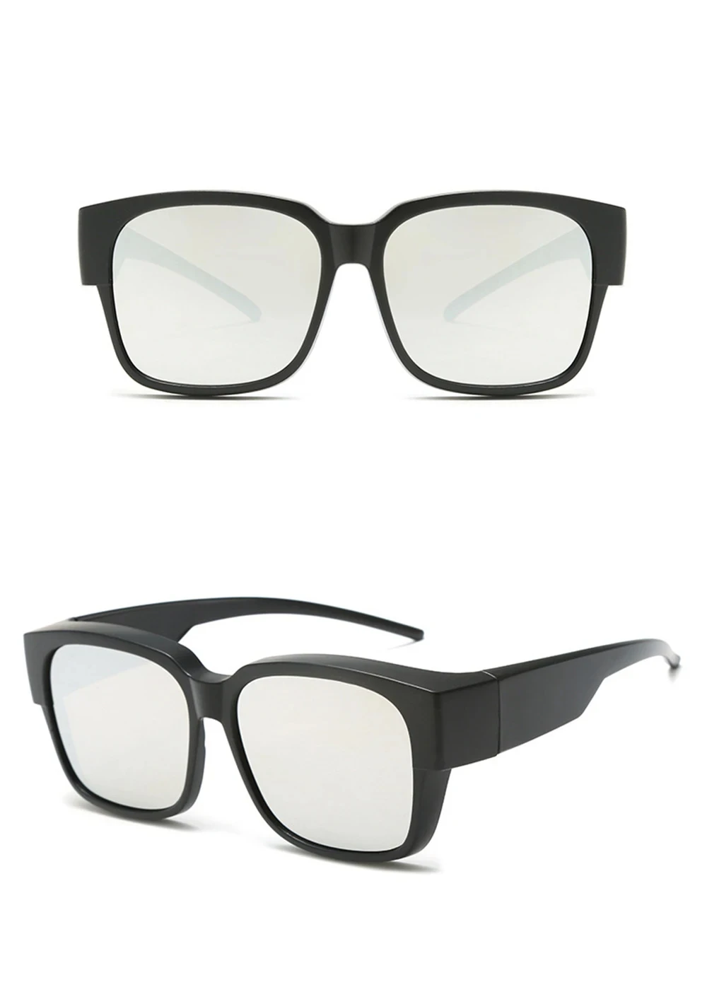 New Fashion Polarized Sunglasses Cover Over Myopia Prescription Glasses Portable Men Women Vintage Fishing Driving Eyewear
