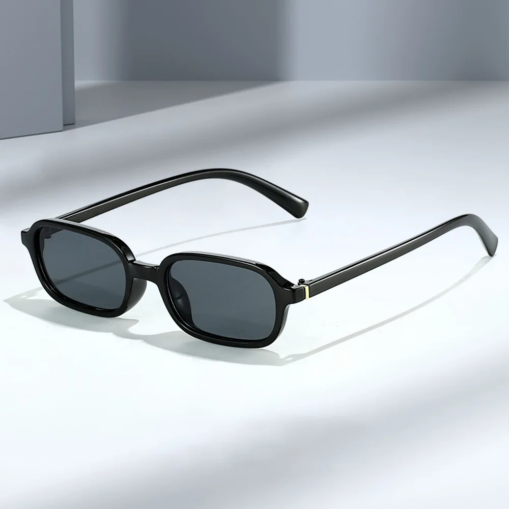 KLASSNUM Vintage Sunglasses Men Women 2026 Trendy Eyewear Rectangle Sun Glasses Anti UV400 Shades Eyepiece Small Square Glasses