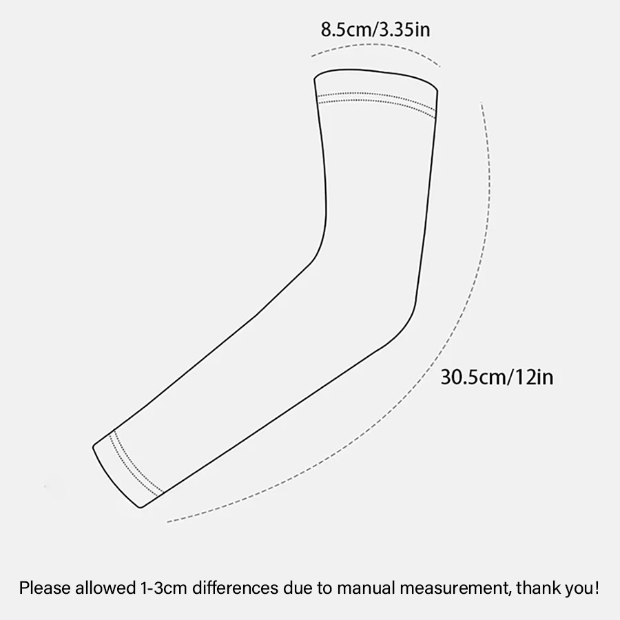 3Pairs Summer Sun Protection Ice Sleeve Men Women Fashion Breathable Elastic Ice Silk Arm Gloves for Outdoor Cycling, Driving