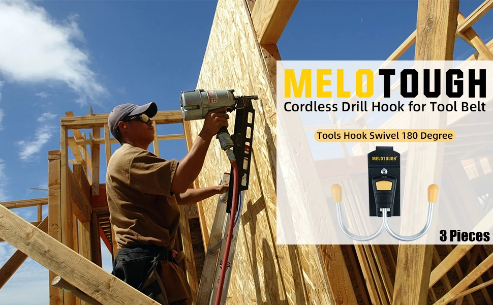 MELOTOUGH Tool Holster Cordless Drill Holster/Hook Single