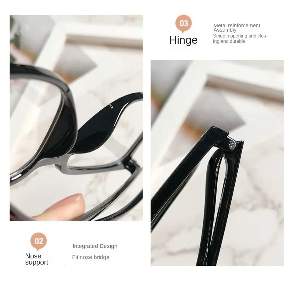 Large Square Frame Anti-Blue Light Glasses Fashion Retro Men Women Computer Goggles Reading Eyeglasses Optical Spectacle Eyewear