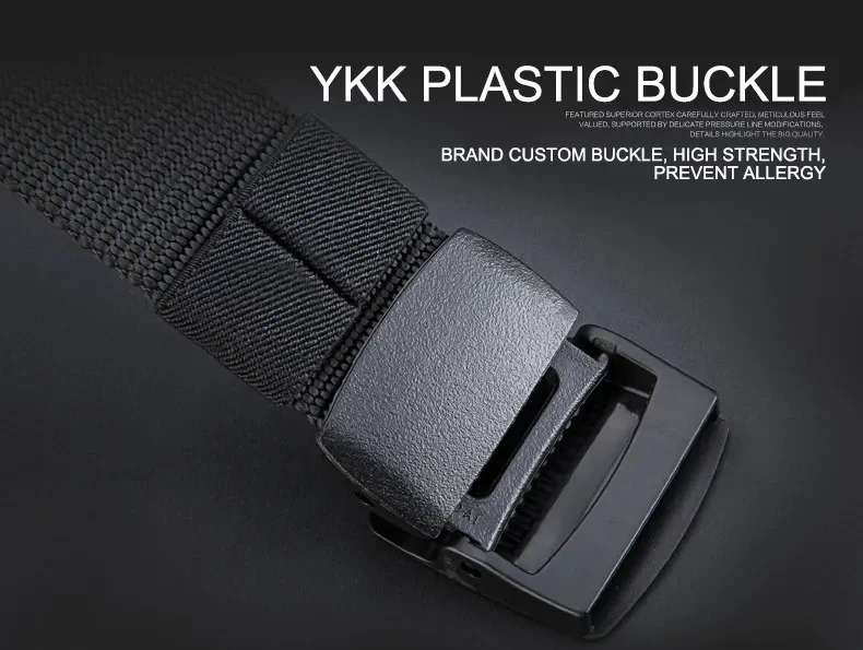 PAUL HUEMAN Military Automatic Buckle Nylon Belt Outdoor Hunting Multifunctional Tactical Canvas Belt High Quality Men Belt