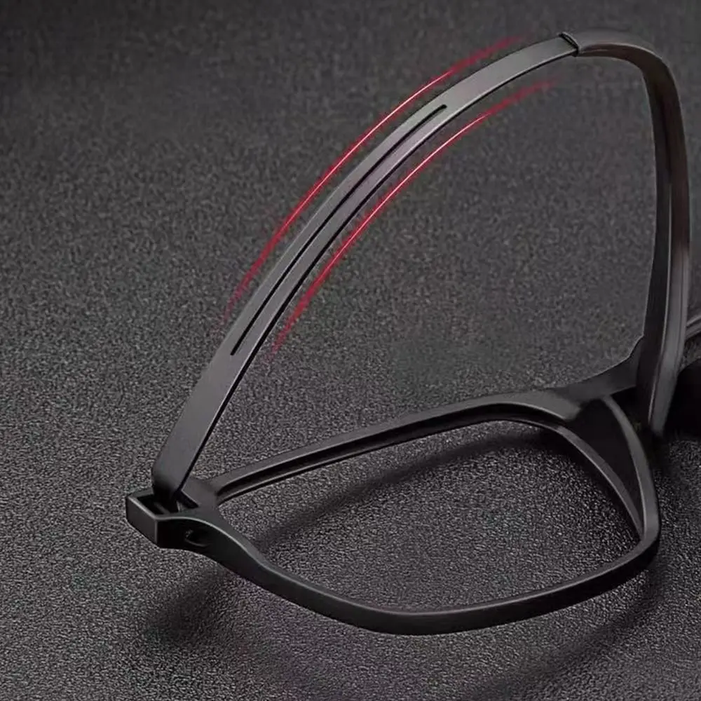 Blue Light Blocking Reading Glasses Men Women Ultralight TR90 Titanium Alloy Optical Frame Eyeglasses Square Eyewear