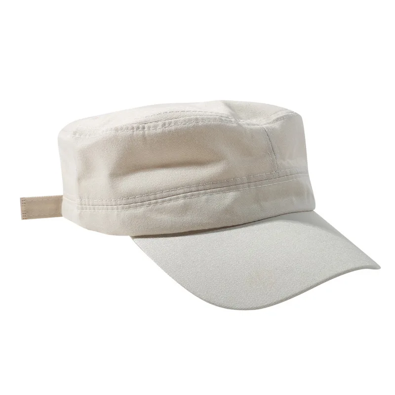 1PC Fashion Men Women Five Colors Unisex Adjustable Classic Style Plain Flat Vintage Army Hat Cadet Military Patrol Cap